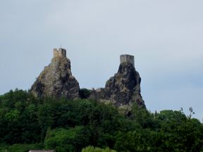 Kurze Rundtour um die Burgruine Trosky im Bhmischen Paradies am 11.06.2012