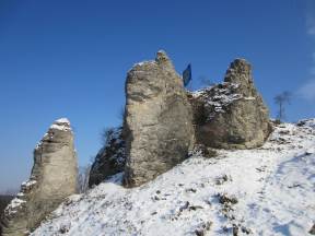 Joggingtour am 31.01.2012 Weismain - Ruinie Niesten - Brental