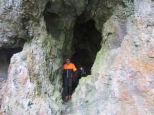 Heinrichsgrotte beim Fränkische Schweiz Abenteuertrail am 12.10.2013