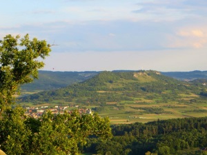 Ausblick von der Rettener Kanzel